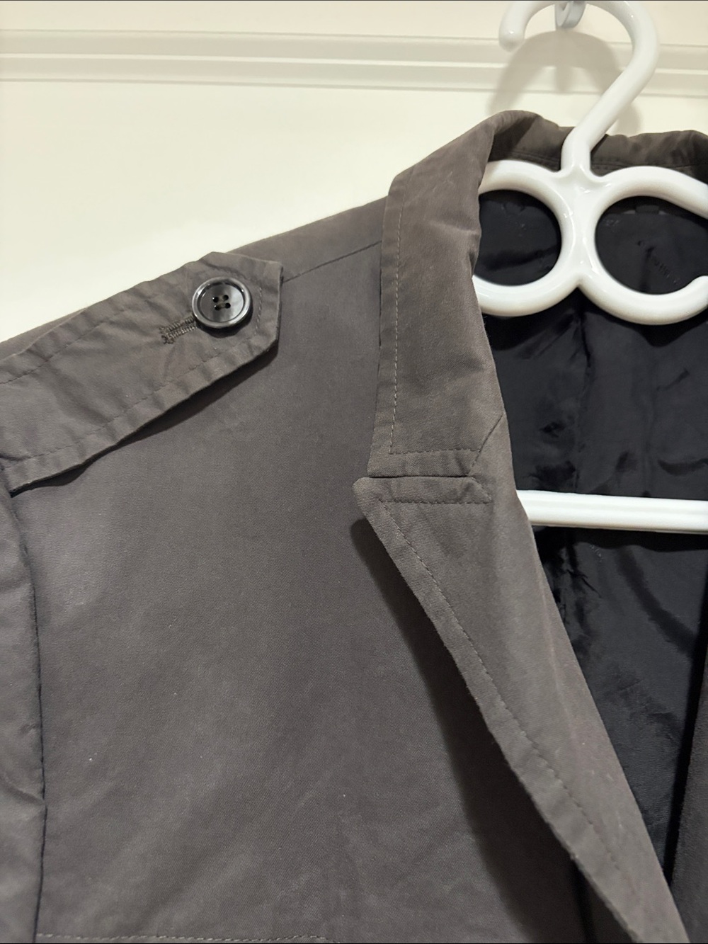 ($300) Daniele Alessandrini Men's Slate Gray Field Jacket - Picture 4 of 7